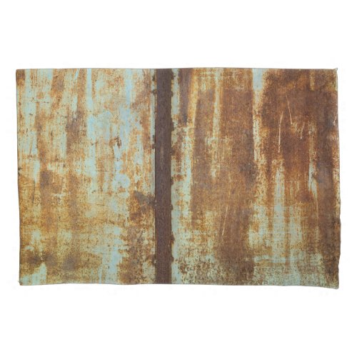 Old Iron Rust Metal Background Pillow Case