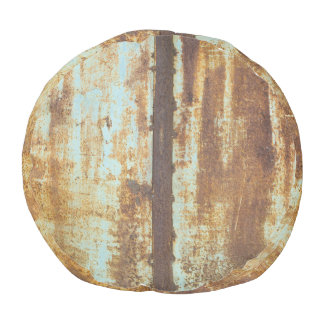 Old Iron Rust: Metal Background Pouf