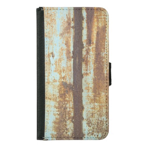 Old Iron Rust Metal Background Samsung Galaxy S5 Wallet Case