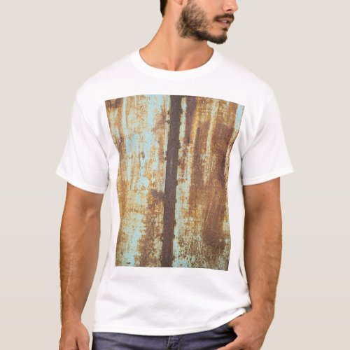 Old Iron Rust Metal Background T_Shirt