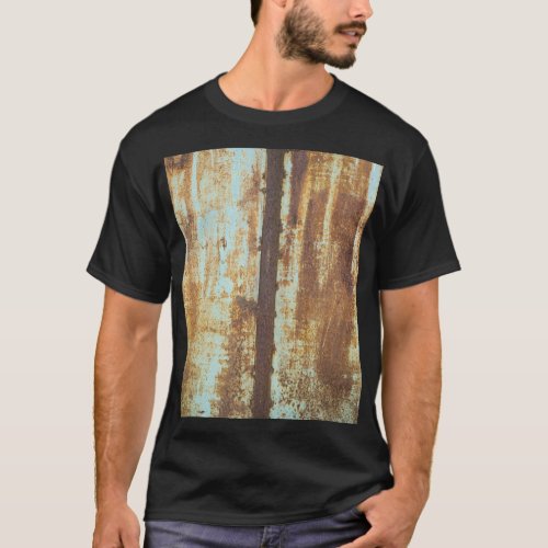 Old Iron Rust Metal Background T_Shirt