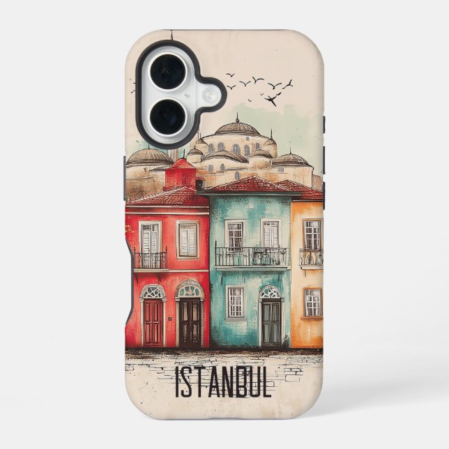 Old Istanbul Iphone Case (Back)