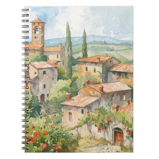 Old Italian Village  Notebook
