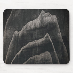 Old Japanese Wood Grain Pattern Mouse Pad