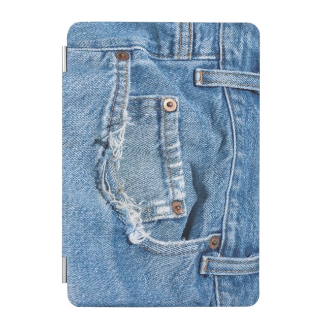 Old Jeans iPad Mini Cover (Front)