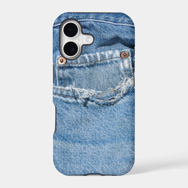 Old Jeans iPhone 5/5S, Barely There Case (Back)