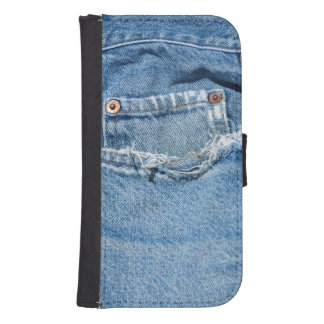 Old Jeans Samsung Galaxy S4 Wallet Case