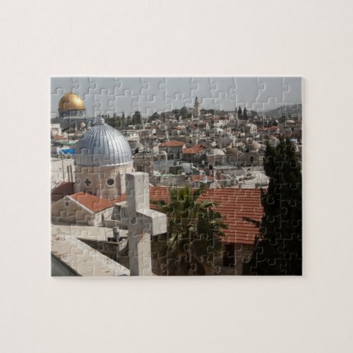 Old Jerusalems Skyline Jigsaw Puzzle