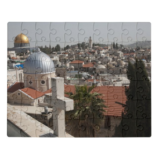Old Jerusalem's Skyline Jigsaw Puzzle (Puzzle Horizontal)