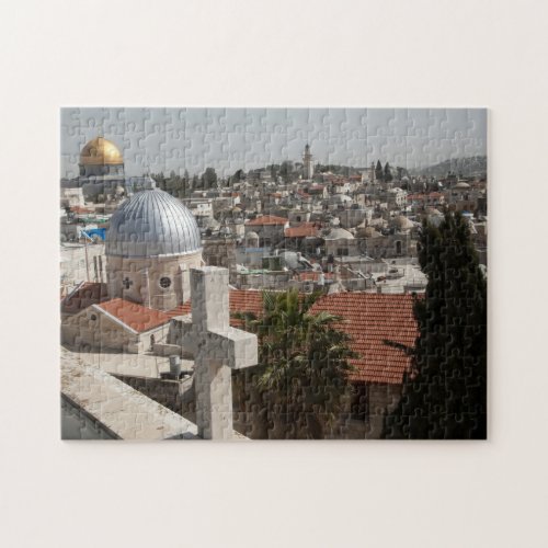 Old Jerusalems Skyline Jigsaw Puzzle