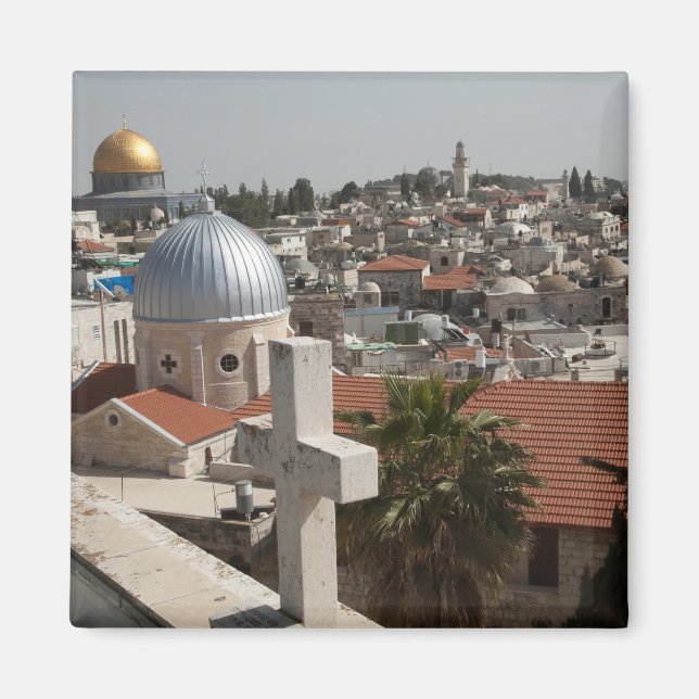 Old Jerusalem's Skyline Magnet (Front)