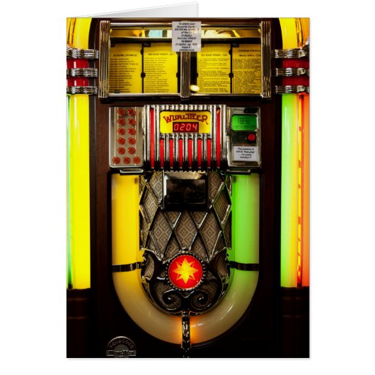 Old Jukebox Cards (Front)