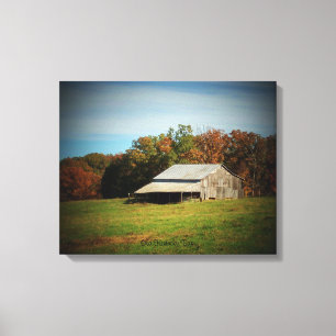 Old Kentucky Barn Canvas Print