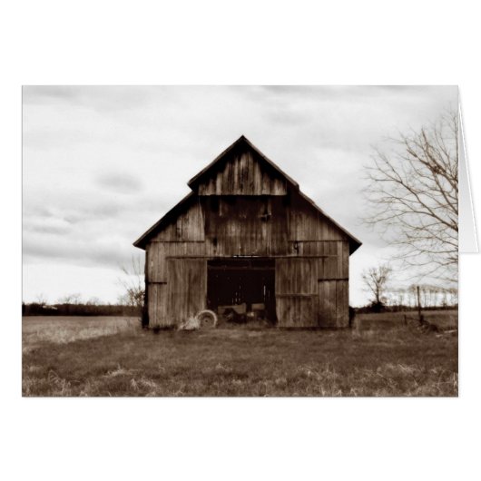 Old Kentucky Tobacco Barn Cards (Front Horizontal)