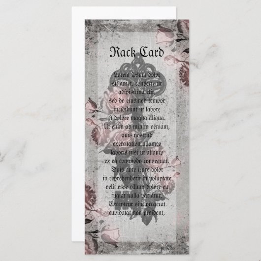 Old Key and Roses (Front/Back)