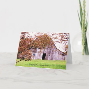 ~Old Knolls barn~ Holiday Card