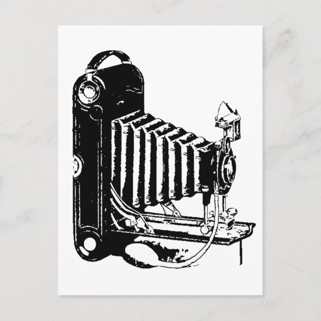 Old Kodak Camera Postcard (Front)