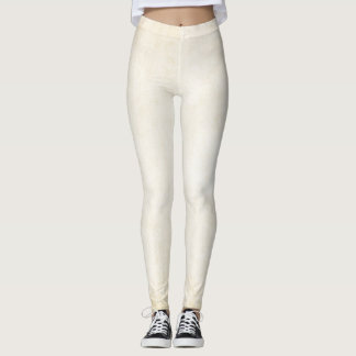 Old kraft paper: textured background leggings