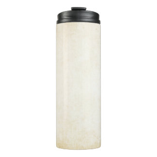 Old kraft paper: textured background thermal tumbler