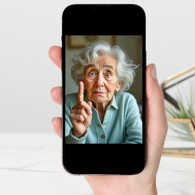 Old Lady  Card (Front Digital)