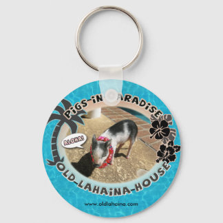 Old Lahaina House Keychain