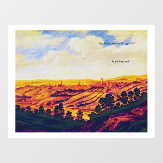 old landscape wall decal 