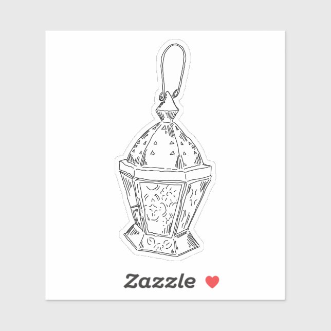 Old Lantern Sticker (Sheet)