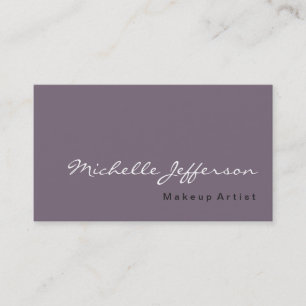 Old Lavender Grayish Violet Business Card