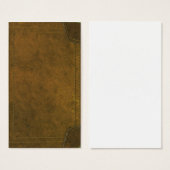 old leather book cover (Front & Back)