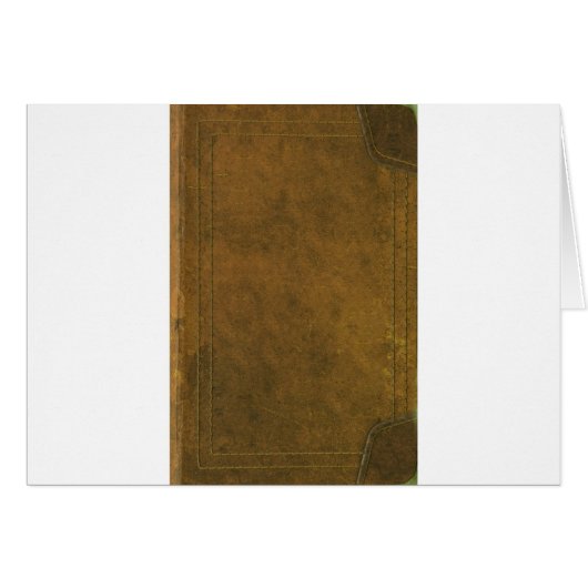 old leather book cover cards (Front Horizontal)