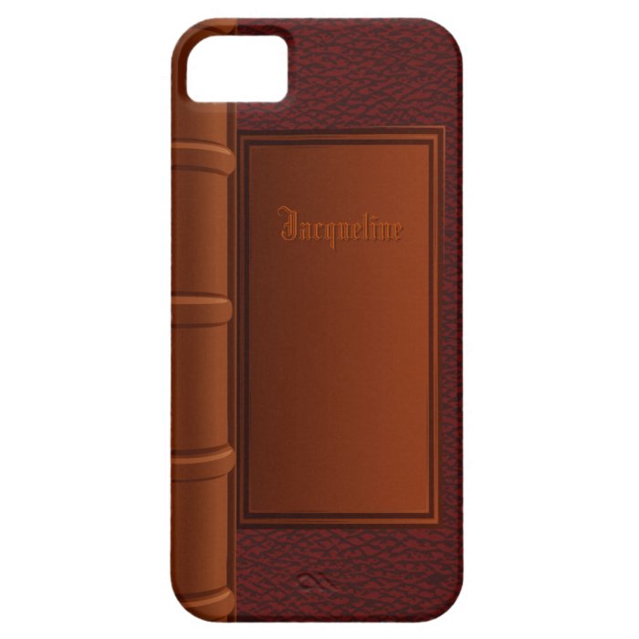 Old Leather Book iPhone 5 Case