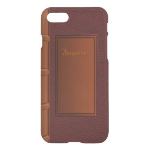 Old Leather Book iPhone SE/8/7 Case