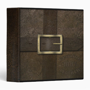 Old Leather Effect 1.5" Binder