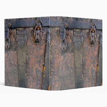 Old Leather Gothic Book 3 Ring Binder by Traditions at Zazzle