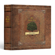 Old Leather Look Family Tree Genealogy Binder Old Leather Look Family Tree Genealogy Binder