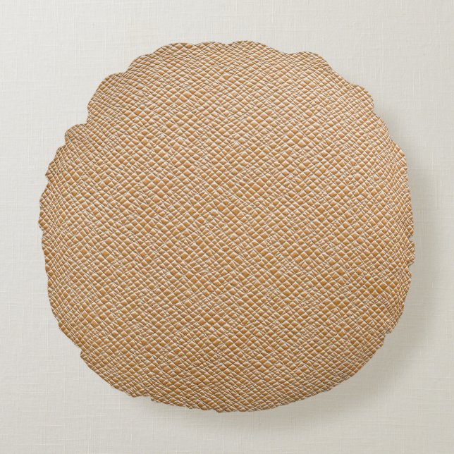 Old leather texture backgroundleather,texture,anim round pillow (Front)