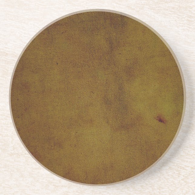 Old Leather Texture Coaster (Front)