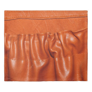 Old leather vintage car seat detail. blue, bygone, duvet cover