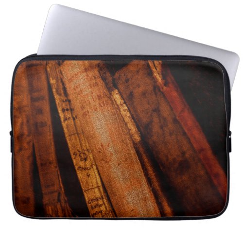 Old Library and Books of Antiquity Laptop Sleeve
