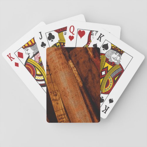 Old Library and Books of Antiquity Playing Cards