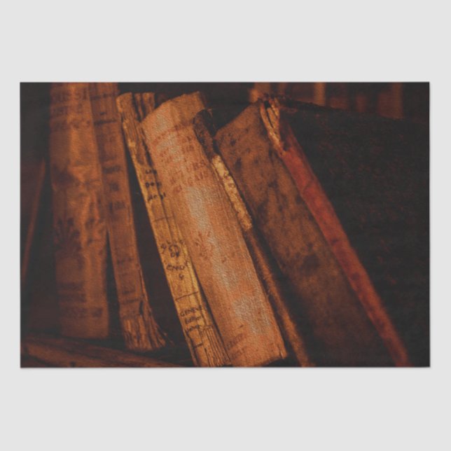 Old Library and Books of Antiquity Tissue Paper (Front)