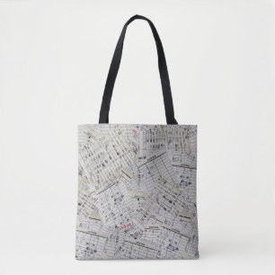 Old Library Card Collection Tote Bag