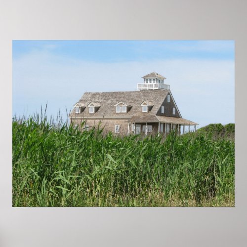 Old Lifesaving Station Outer Banks NC Poster