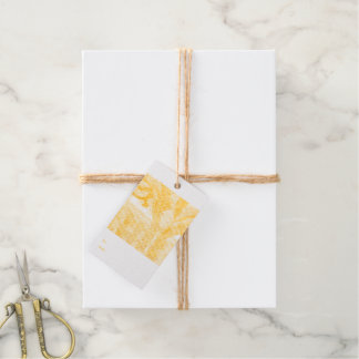 Old Light in Front of a Tree Foil Gift Tags