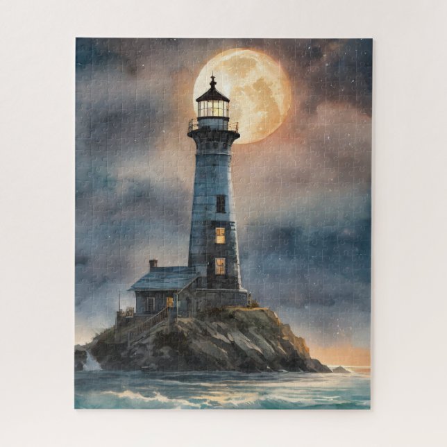 Old lighthouse jigsaw puzzle (Vertical)