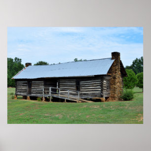 Old Log Cabin Poster