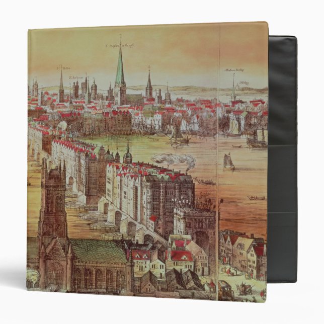 Old London Bridge 3 Ring Binder (Front/Inside)