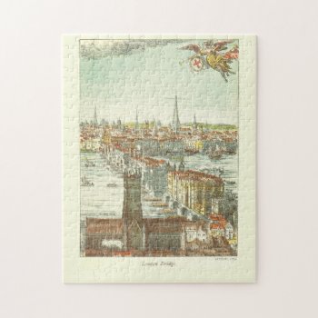 Old London Bridge  England Jigsaw Puzzle by DigitalDreambuilder at Zazzle