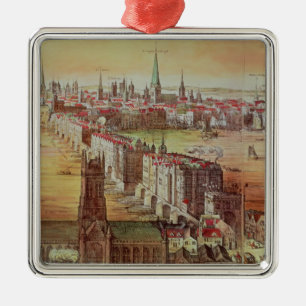 Old London Bridge Metal Ornament