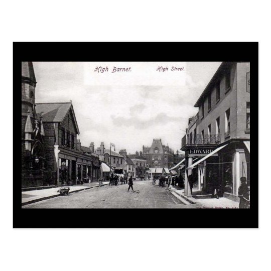 Old London Postcard - High St, High Barnet